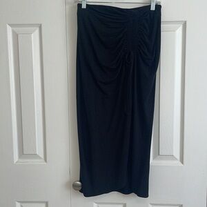 A New Day Black elastic scrunch waist skirt. XS